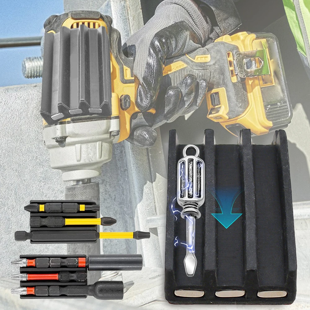 

Magnetic Batch-head Holder Screwdriver Bits Holder for Milwaukee for Dewalt Impact Drivers Drills