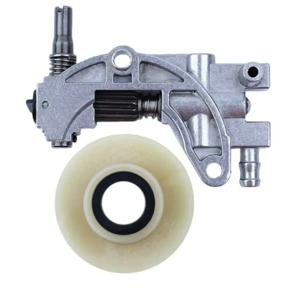 Óleo Drive Pump Worm Gear Kit, peças motosserra, substituição para chinês motosserra 5200, 4500, 5800, 52cc, 45cc, 58cc, ferramenta, 1pc