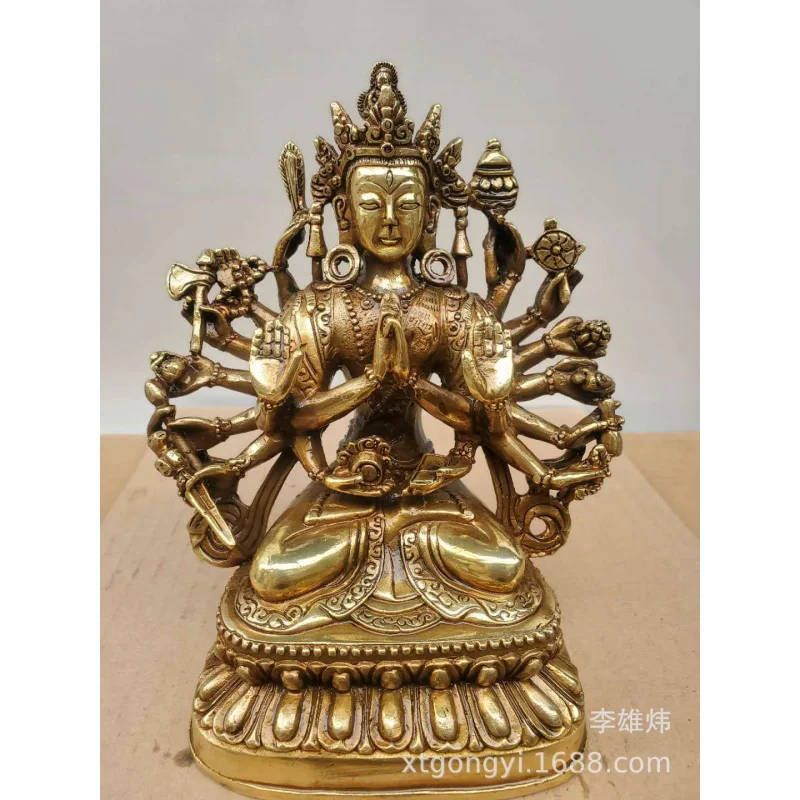 

Seven-Inch Maha Cundi Bodhisattva like Copper Thousand-Hand Kwan-Yin Tantric Buddha Factory Wholesale Custom