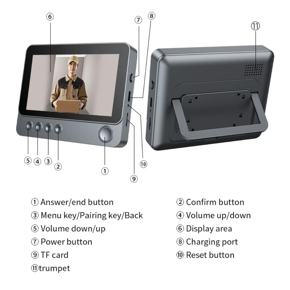 Wireless Video Doorbell Camera Bundle Smart Security Camera with Night Vision 1080P HD Motion Detection Home Door Bell Intercom