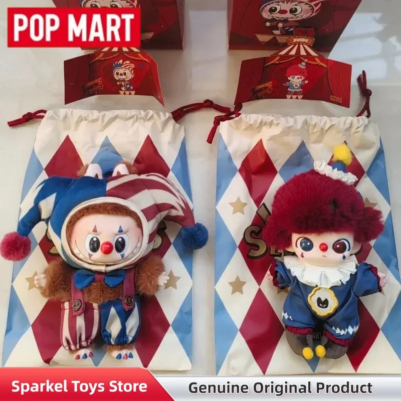 Genuine POPMART Why So Serious Series Blind Box Labubu Dimoo Cute Vinyl Plush Doll Pendant Mystery Box Figure Collect Toys Gifts - view 2