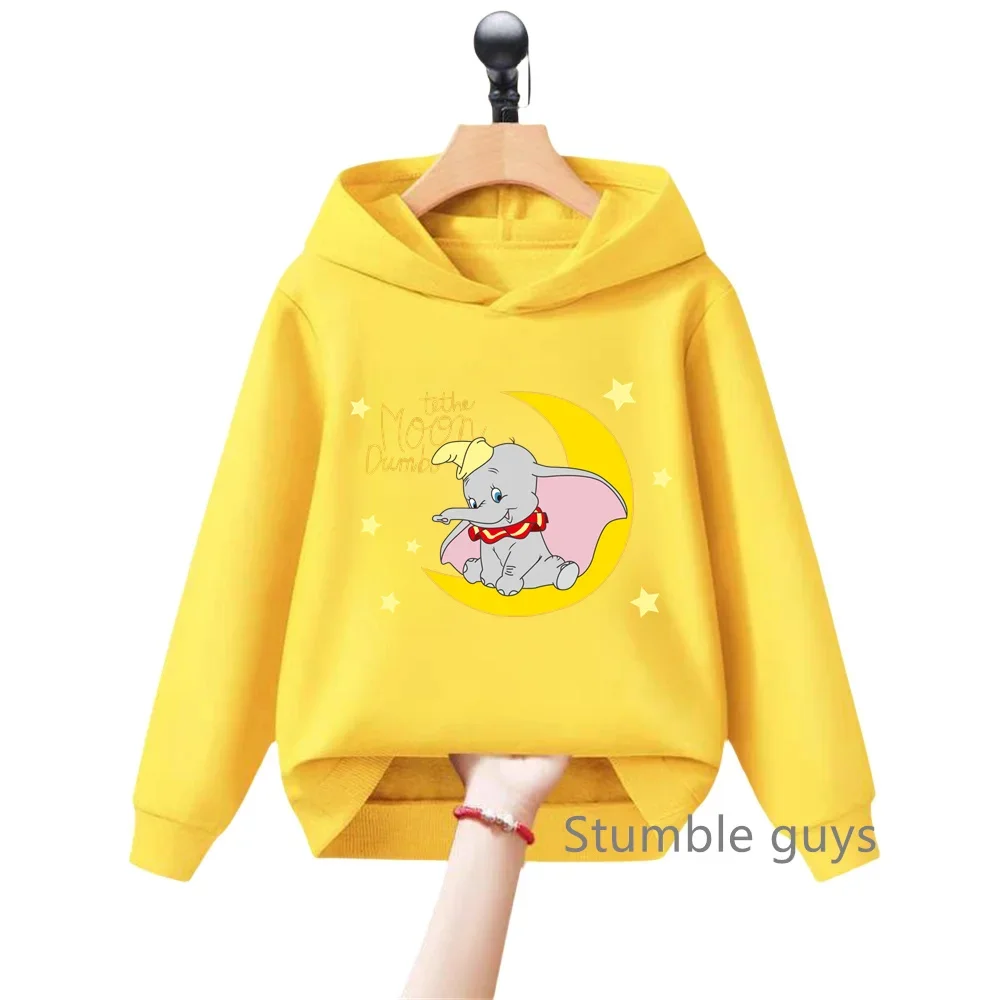 New Dumbo Kids Casual Sweatshirt Hoodie Hoodie Teen Fashion Kawaii Girls Top Boys Clothes Can Still Love Dumbo