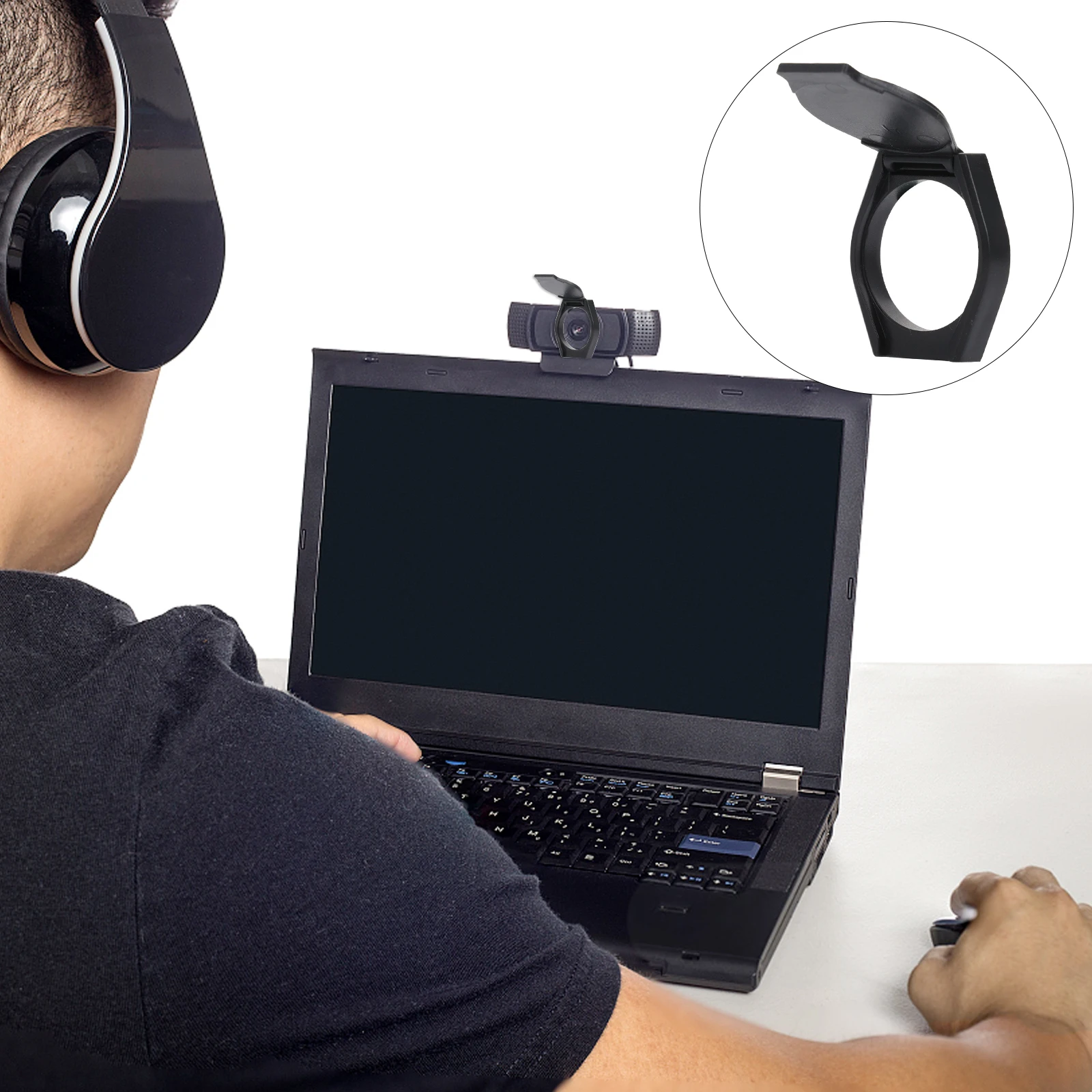 

10pcs Webcam Privacy Cover Lens Caps Web Camera Shutter Hood Abs Thin Flip Sticker Protection For Notebook Pc Security