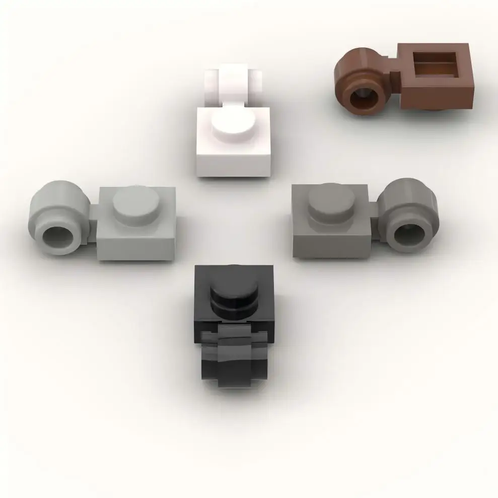10PCS Parts Plate 4081 Modified 1x1 With Light Attachment Building Blocks 100% Compatible DIY Bricks Toys