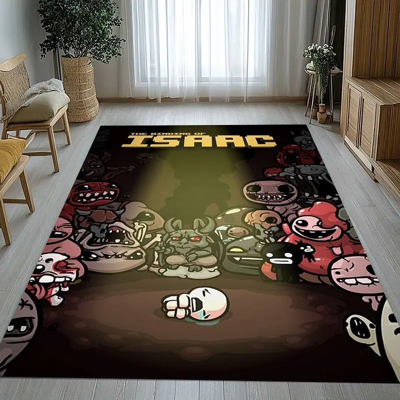 Game The Binding Of Isaac Soft Non-Slip Large Area Rug for Living Room,Bedroom Playroom Carpet Mat for Sofa,Home Decor Gift