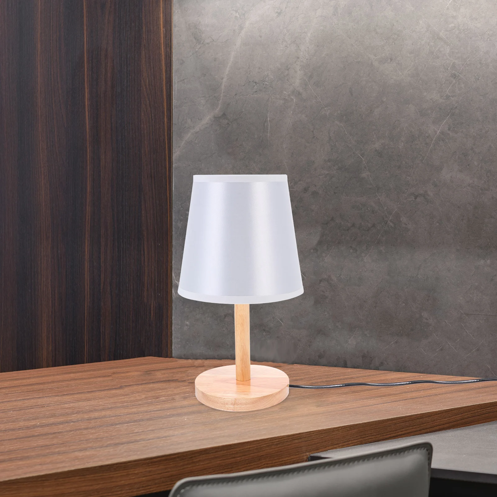 

Wooden Lamp Holder E27 Socket Table Lamp Base Safe Decoration Living Bedroom Cafe Corridor Easy Replace