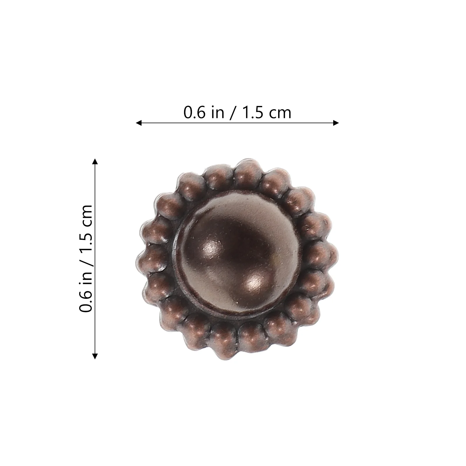 

20pc Pearl Brads Vintage Craft Metal Round Paper Fasteners Scrapbook Decoration Diy Accessories For Album Photo Holders Bulk