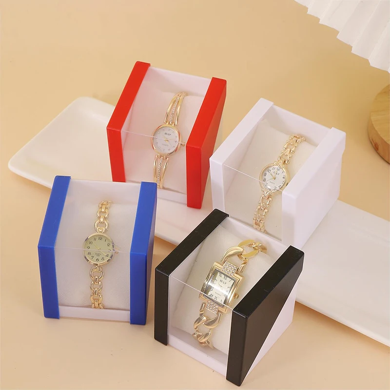 Creative Portable Watch Storage Box Watch Display Box For Women Men Travel Storage Box Plastic Transparent Jewelry Display Case