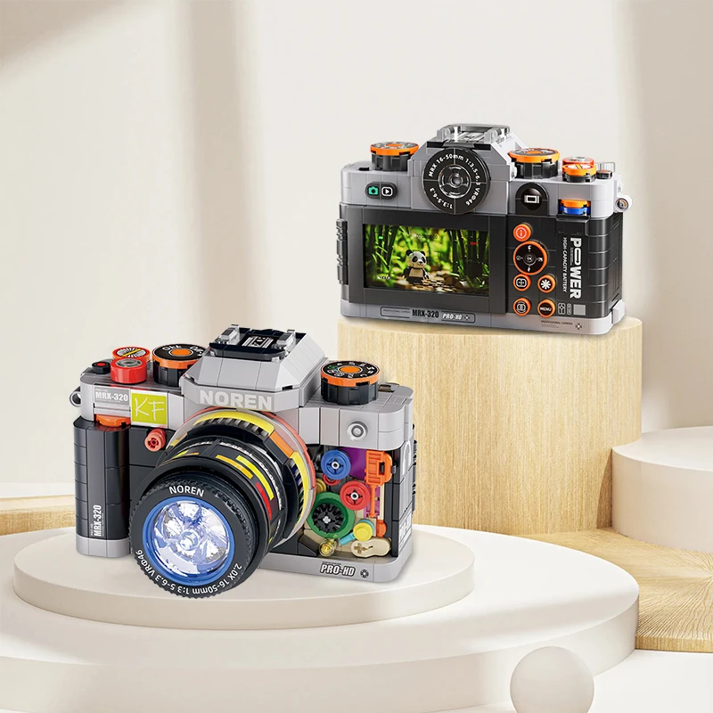 

KAVO New Camera Brock Building Construction Set for Girls Adults Particle Building Block Bricks Educational Children Toys Boy