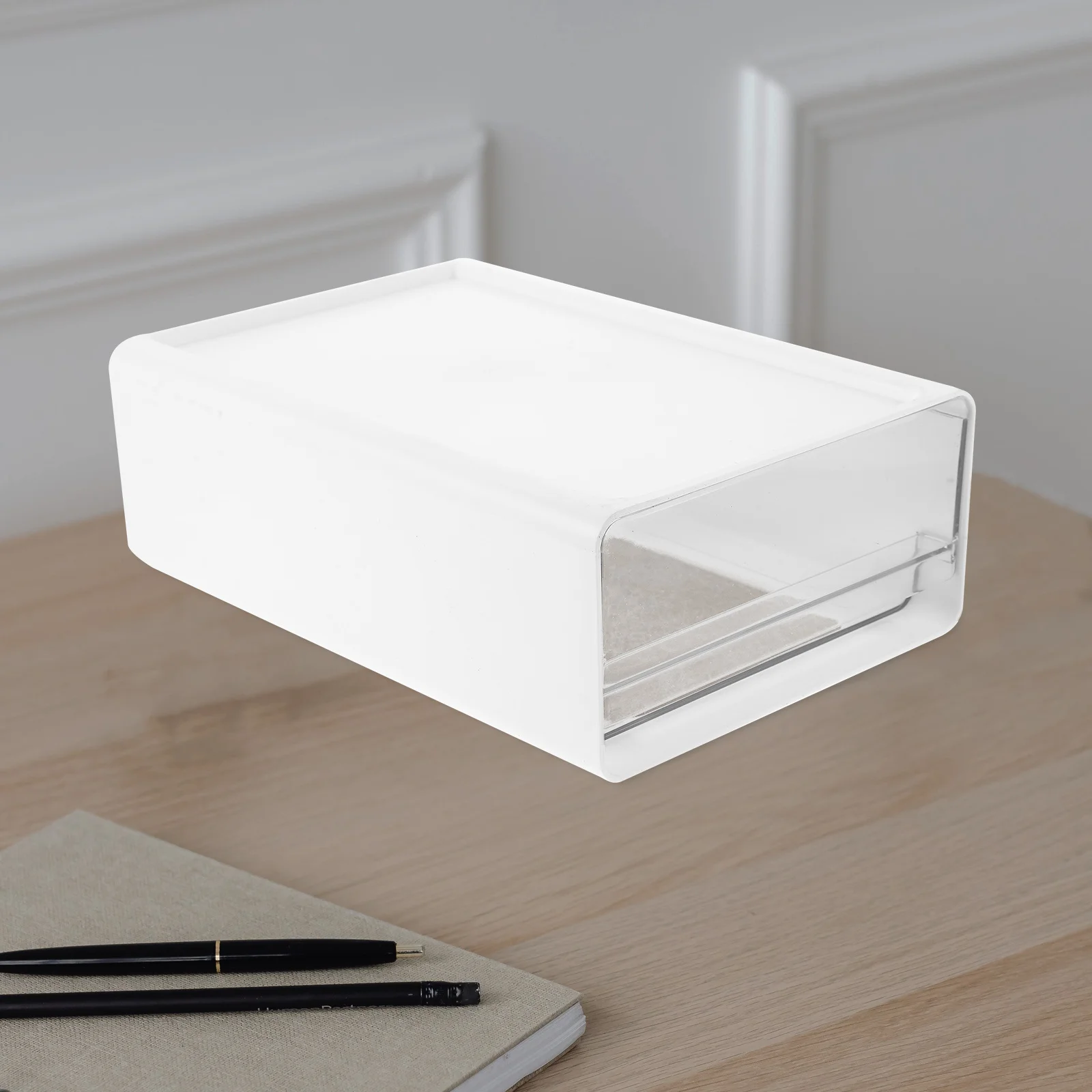 

Drawer Organizer Bin Sturdy Desktop Vanity Table Makeup Document Storage Organizer Case Bathroom Drawer Organizers