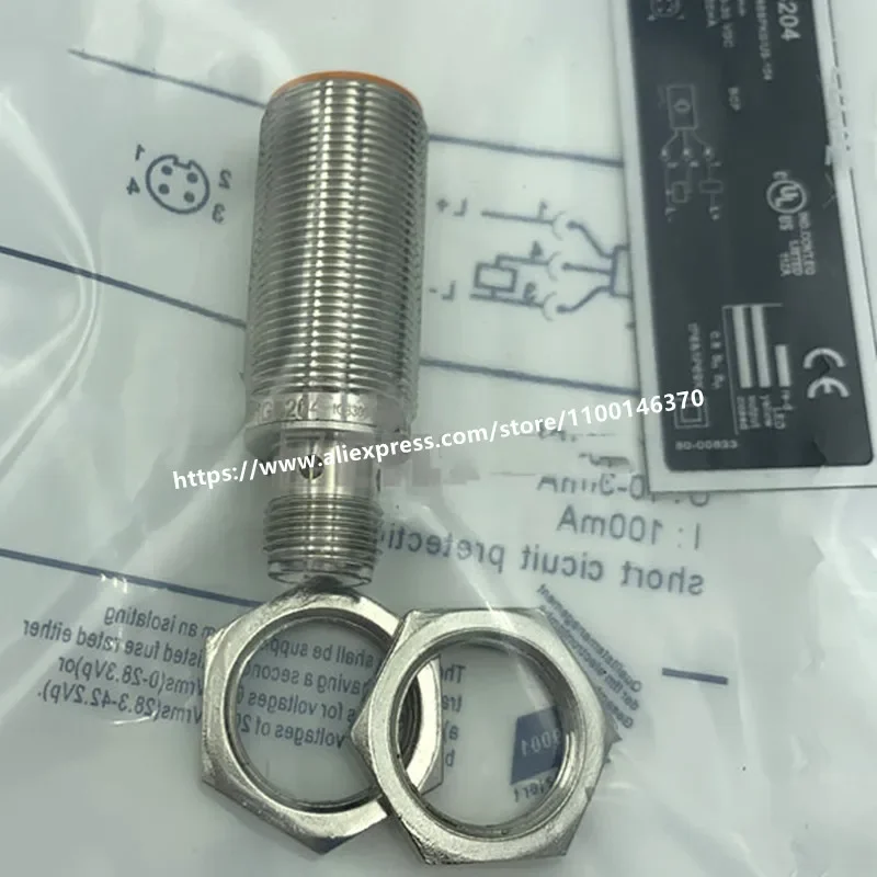 

2Pcs New M18 aviation plug-in inductive IGS204 IGS203 IGS202 IGS205 IGS212 IGS213 IGS200 PNP normally open