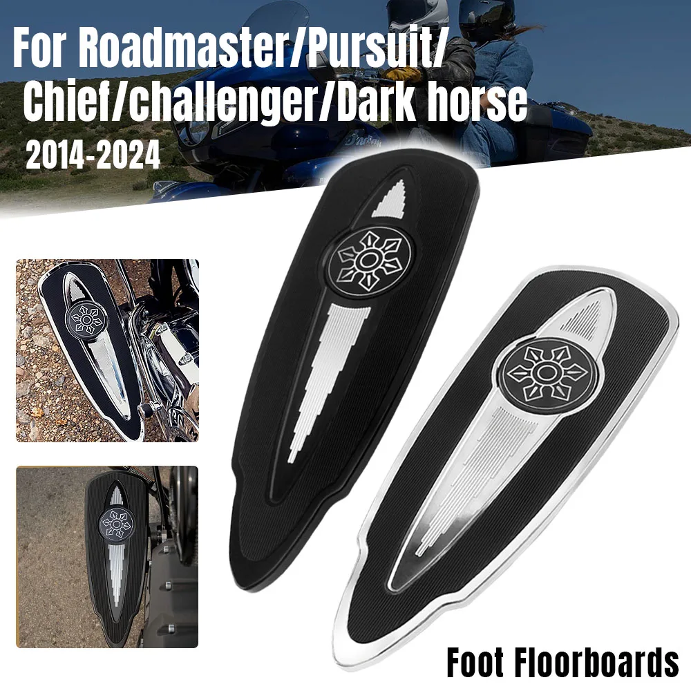 

Rider Floorboards Driver Footboards For Indian Chief Classic Dark Horse Roadmaster Pursuit Challenger Vintage Springfield 14-24