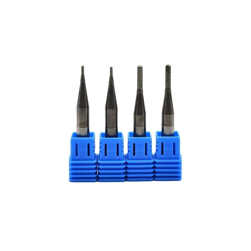 XANGTECH-Zirkonzahn Emax Milling Burs, moagem dental, ferramentas de vidro cerâmico, diâmetro da cabeça de 0.6mm, 1.25mm, 2.5mm