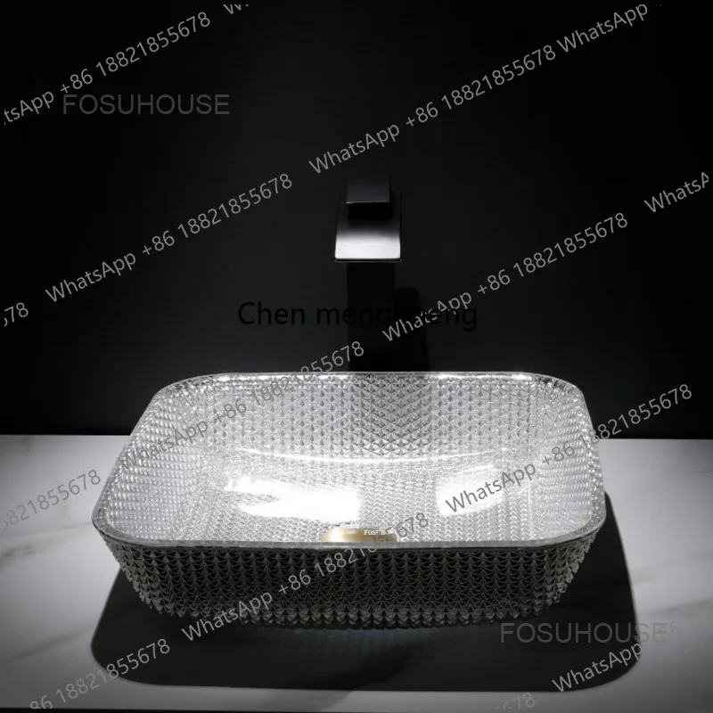 

Квадратные раковины для ванной комнаты, цветные умывальники, художественные стеклянные раковины с гальваническим покрытием, хрустальные раковины для умывания, современные раковины для рук.