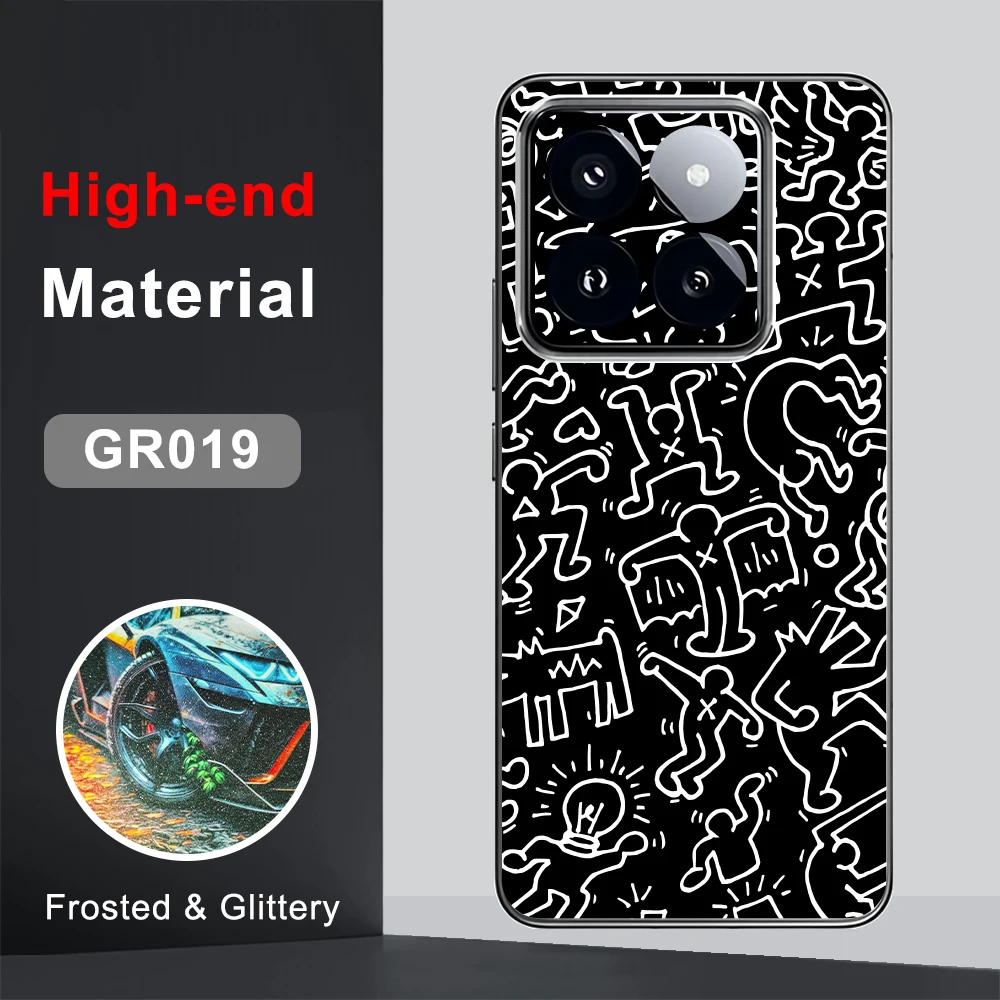 CASEKiTTY Skin Wrap Sticker Back Film For Xiaomi 14 13T Pro Mi 12 Lite 13 Ultra 12X 12S Protective Decal Back Screen Protector