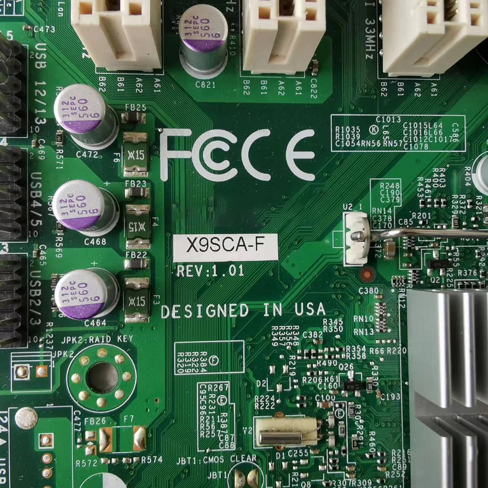 

Server Motherboard C204 Chipset LGA1155 DDR3 E3-1200 For Supermicro X9SCA-F