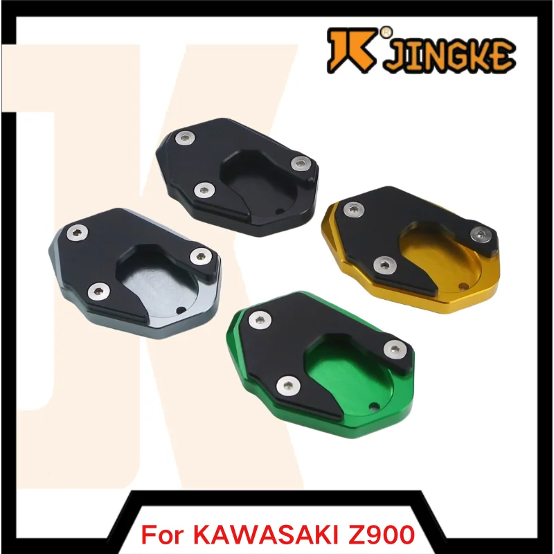

For KAWASAKI Z900 Z900RS Z 900 RS Z 900 Motorcycle Kickstand Foot Side Stand Extension Pad Support PlateFit 2017-2024