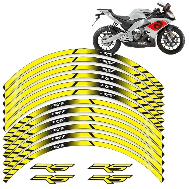 For APRILIA RS 125 50 250 RS125 RS50 RS250 Motorcycle Motor Parts Contour Wheel Decoration Decal Sticker - 3