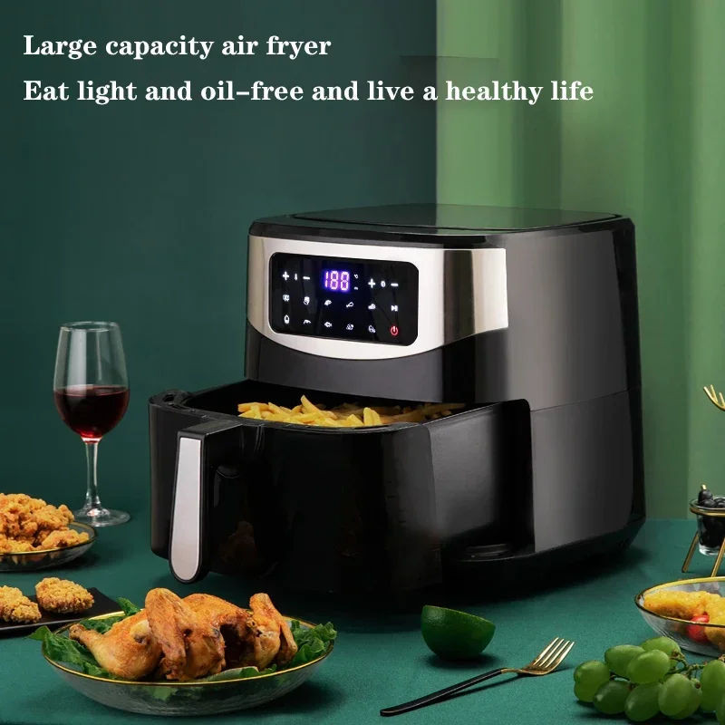 KDE-579D Household  Smoke-Free Ooven 8L Chicken French Fries Pizza Salt-Free Air Fryer 220V/1600W Electric Fryer