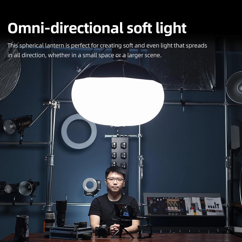 Godox المحمولة سريعة التركيب شكل دائري فانوس سوفت بوكس ضوء CS-50D 50 سنتيمتر CS-65D 65 سنتيمتر CS-85D 85 سنتيمتر ل بوينز جبل استوديو فلاش