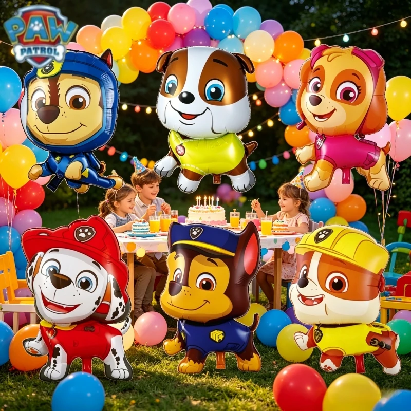 PAW Patrol Birthday Party Supplies Doggie Costume Theme Balloons Gift Set for Kids Festive Celebration Pack