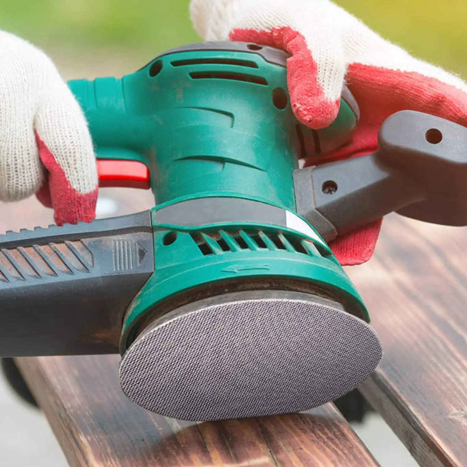 L33A_30 Pcs Mesh Sanding Discs 125mm 80-600 Grit Hook and Loop Sanding Paper Dry Abrasive Discs for Sander Replacement Pads