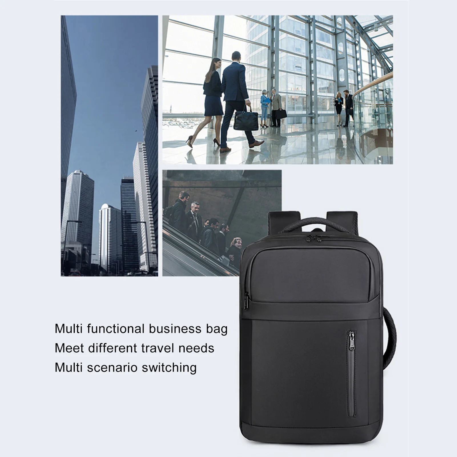 حقيبة ظهر مفرغة مع حقيبة ظهر مضغوطة للسفر، حقيبة ظهر سعة 36 لتر مع ختم مفرغ ومضادة للسرقة وقابلة للتخزين