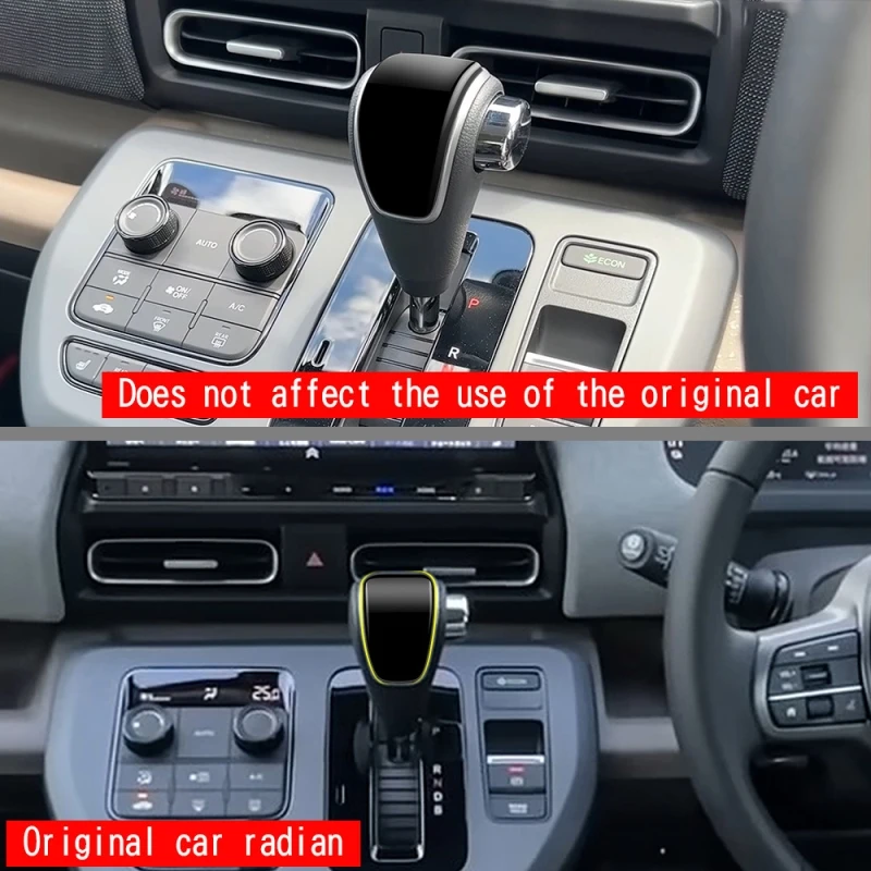 For Honda FREED AIR/CROSSTAR 2024 2025 ABS Car gear lever shift knob head cover Handball Trim Sticker Interior Accessories