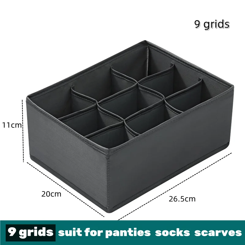 Organizer für Unterwäsche, Socken, BHs, Hosen, Schals, Krawatten, Aufbewahrungsbox, Jeans, Kleidungsorganisation, Trennwände für Schubladen, Kleiderorganizer