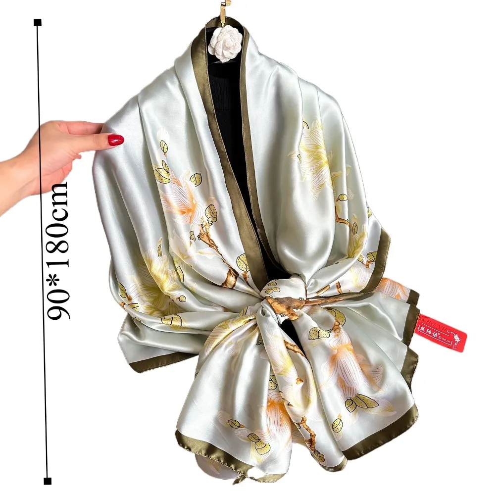 Gran oferta, bufandas de playa estampadas, camisa elegante de gasa con aire acondicionado, cubierta de Bikini holgada antisol, Tops sexis