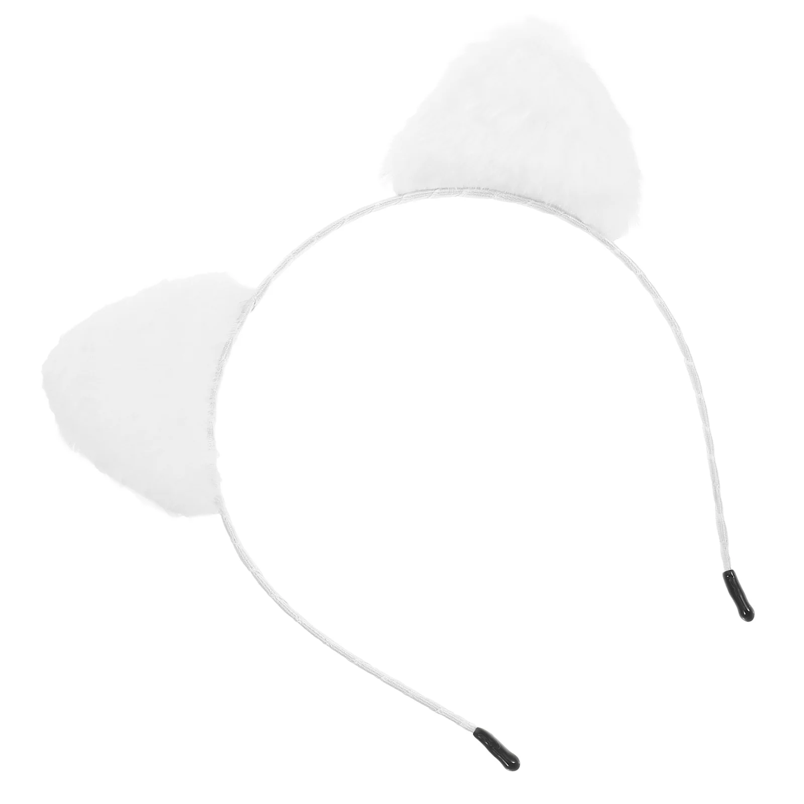 

Cat Ears Headband Adult Bands Spa Fuzzy Headbands for Women Hairy Washing Face Furry