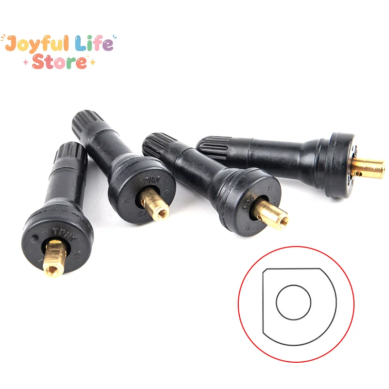 Hot Sale 4Pcs Tire Pressure Sensor Valve For Tubeless Disc Wheel Rubber Nipple For TPMS
