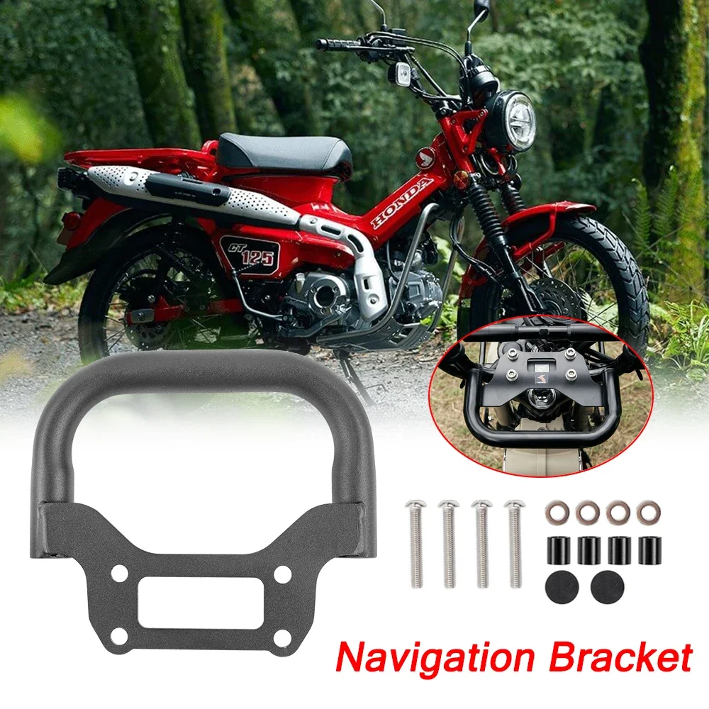 

Motorcycle Accessories Dashboard Stand Mobile Phone Navigation Extension Stand For Honda CT/TRAIL 125 huntercub 125 2020-2024