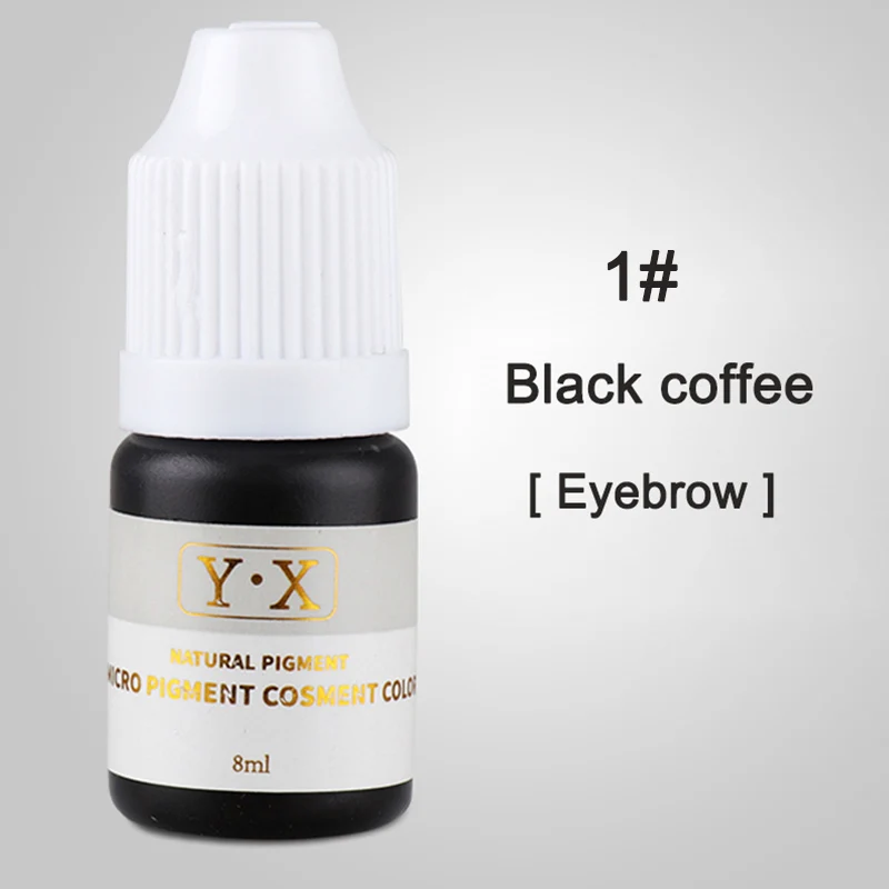 Semi-Permanent Eyebrow Tattoo Cream Easy Coloring Realistic Tattoo Painting Liquid for DIY Fake Tattoos Painting