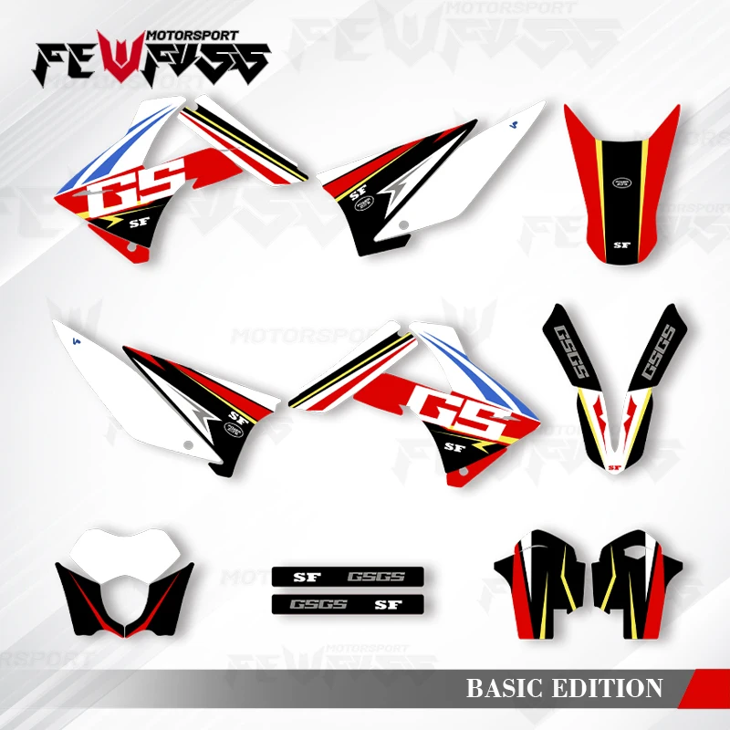 

Fewfuss графические наклейки наклейки для мотоцикла на заказ для GASGAS 2010 2011 EC MC 001