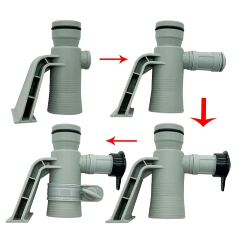 Adaptateur de tuyau de piscine 637R 12363, Valve à piston réglable, accessoires de piscine, Valve à piston