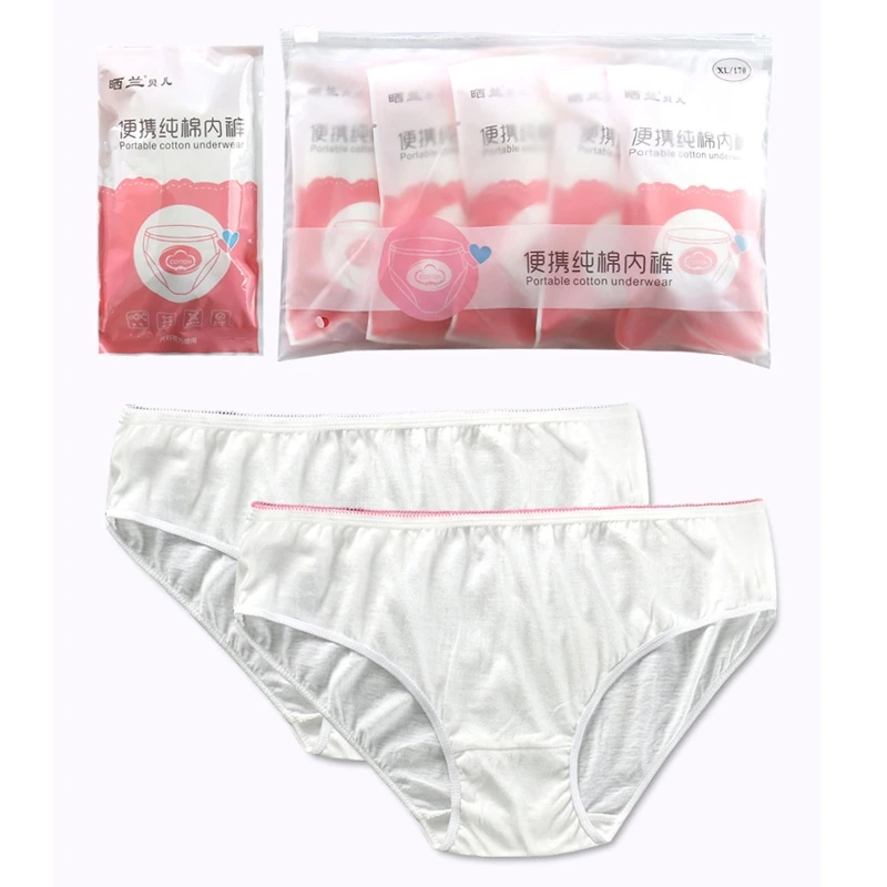 Bragas desechables para M/L/X/XL/2XL/3XL 5 piezas de ropa interior de maternidad transpirable Supp