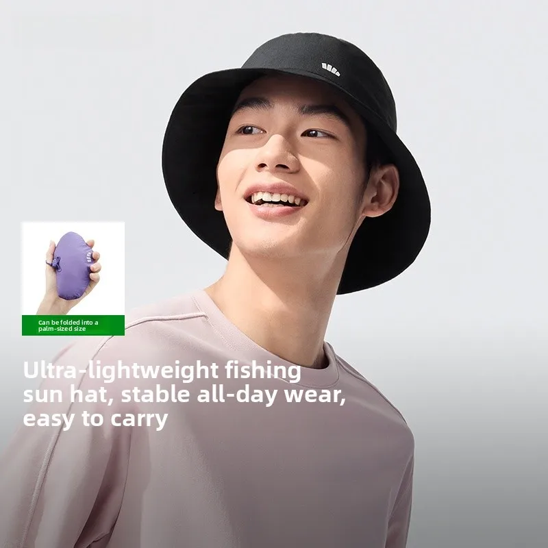 Ultra-Light Portable Fishing Cap Men's Sunshade Hat UV Protection Foldable Breathable Casual Style for Autumn Travel