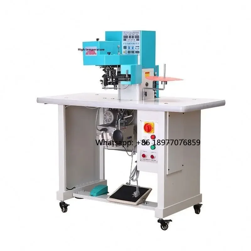 2026 Automatic Touch Operation Leather Production Machinery Gluing Zipper Machine For Wallets And Pen Bags