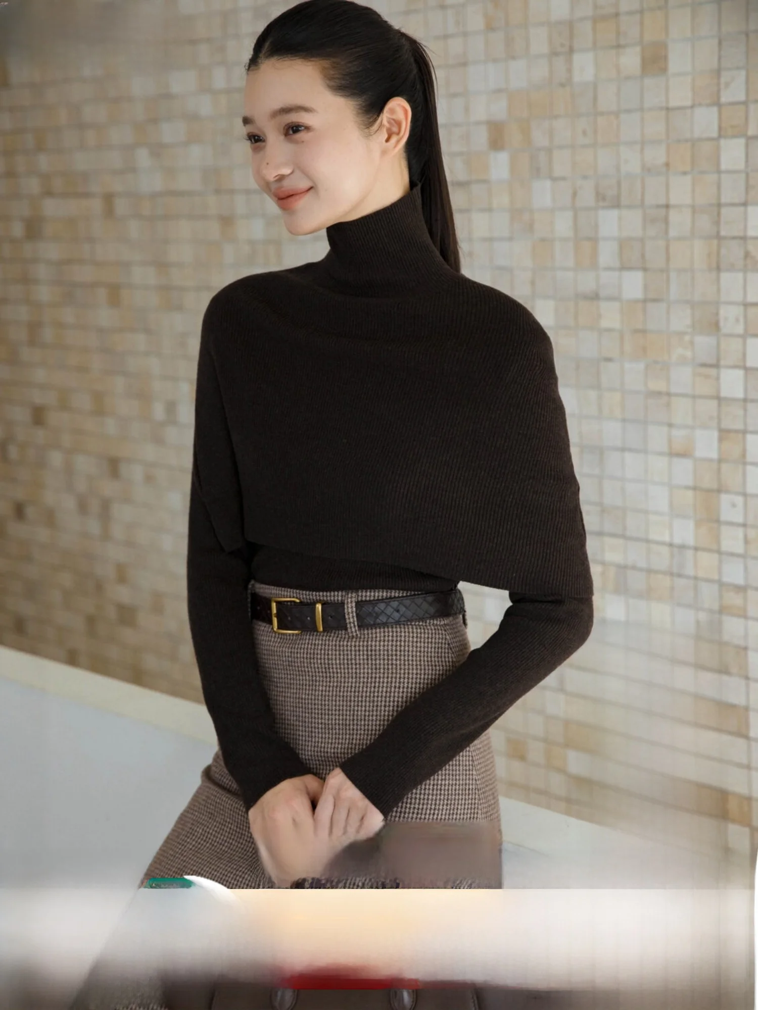 

Шерстяной вязаный свитер и комплект из двух предметов для женщин: стильный, модный, теплый, осенне-зимний