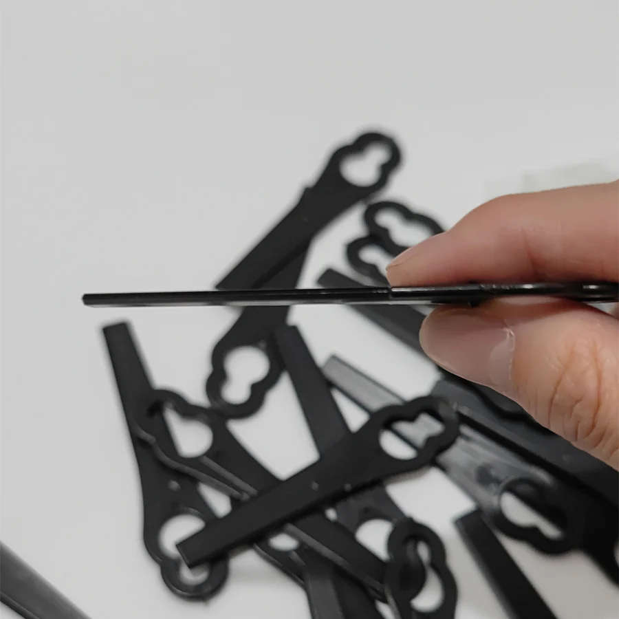 50Pcs Red Plastic Replacement Blades Mower Blades Garden Power Tool Accessories 83MM For Parkside PRTA 20-LiA1 LIDL IAN 311046