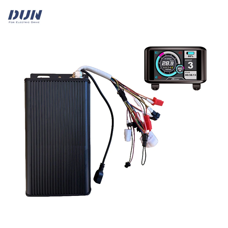 

Sabvoton SVMC72100-APT Protocal V2 100A Brushless DC Controller with UKC1 Display for 2KW-3KW Motor