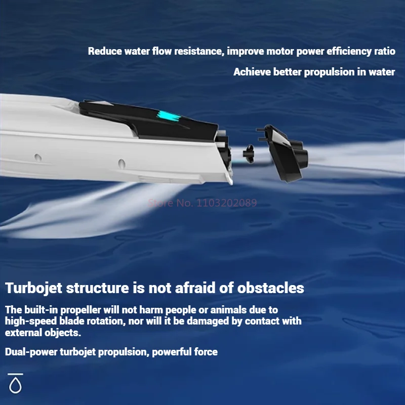 Letnia Nowa Łódź RC Sterowana Pilotem Szybka Motorówka Model Zabawka Wodna Łódź Wiosłowa Podwójna Pompka Wirowy Jet Wyścigowe Zabawki Prezent