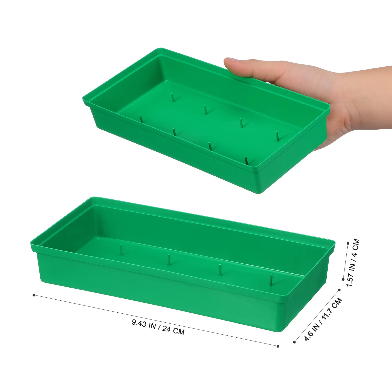 10 قطعة تثبيت الطين لترتيبات صواني الرغوة لوازم الأزهار تشكيلة زهور قاعدة علبة زهور بلاستيكية صينية المناظر الطبيعية Pp