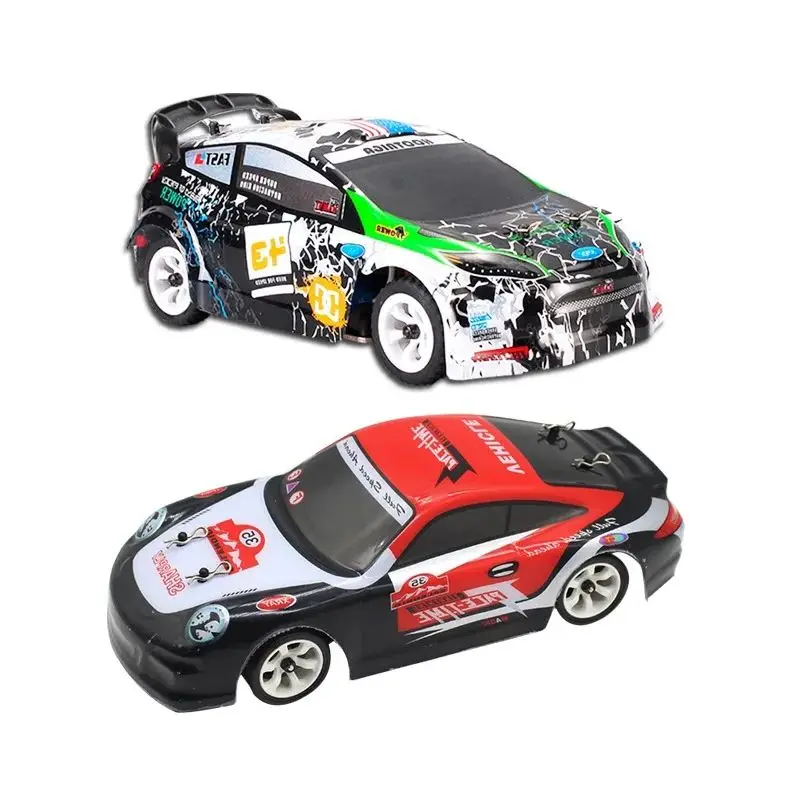 FATJAY Wltoys K969 Drift Car / K989 Rally Car 1:28 4WD RC Racing Car with LCD Speed Limiter for School Race Ready to Run