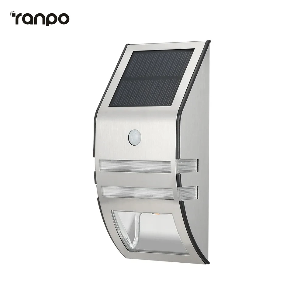 

Motion Sensor LED Solar Light Garden Light Solar Powered Sconces Stair Fence Exterior Wall Lamps Porch Light Outdoor Waterproof