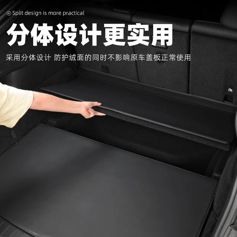 Suitable for Tesla's updated Model 3/Y, rear trunk cushion, rear trunk cushion, backrest modification, accessories, anti kick