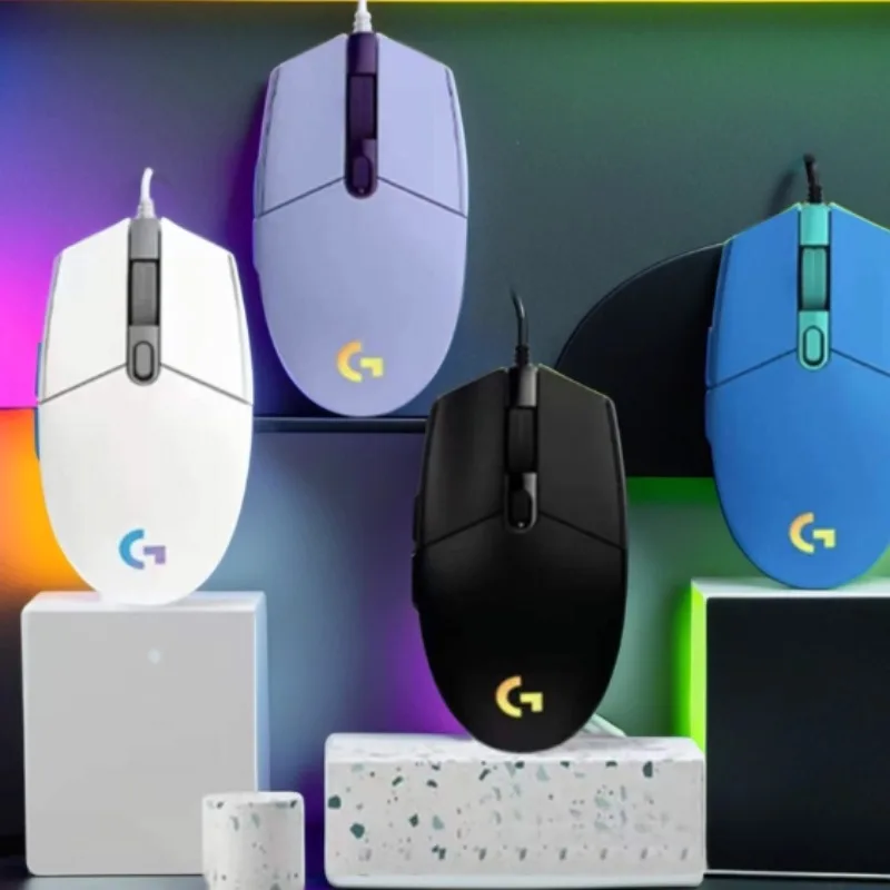 

Проводная игровая мышь Logitech G102 G HUB Настраиваемые настройки Макромышь