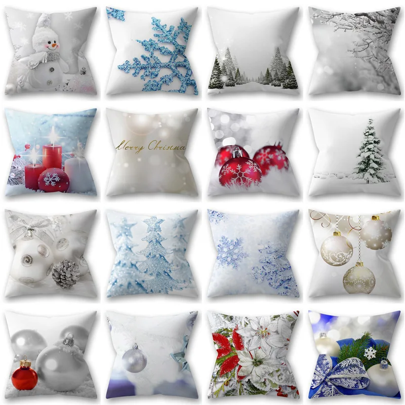 

New Christmas Day Home Decoration Pillow Cases Living Room Sofa Cushion Backrest fall pillow case covers decorative