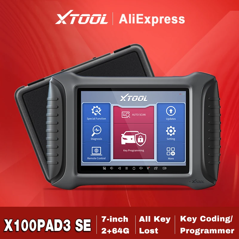 XTOOL X100PAD3 SE Strumento diagnostico per auto con ripristino più 38 Codifica ECU e test attivo Chiave automatica Programmatore IMMO Diagnostica